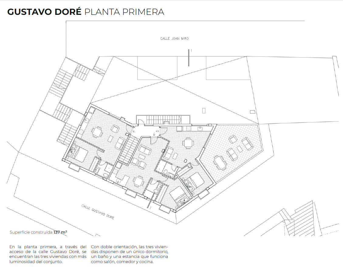 Städtisches Grundstück mit Projekt in der Hauptstadt Malaga