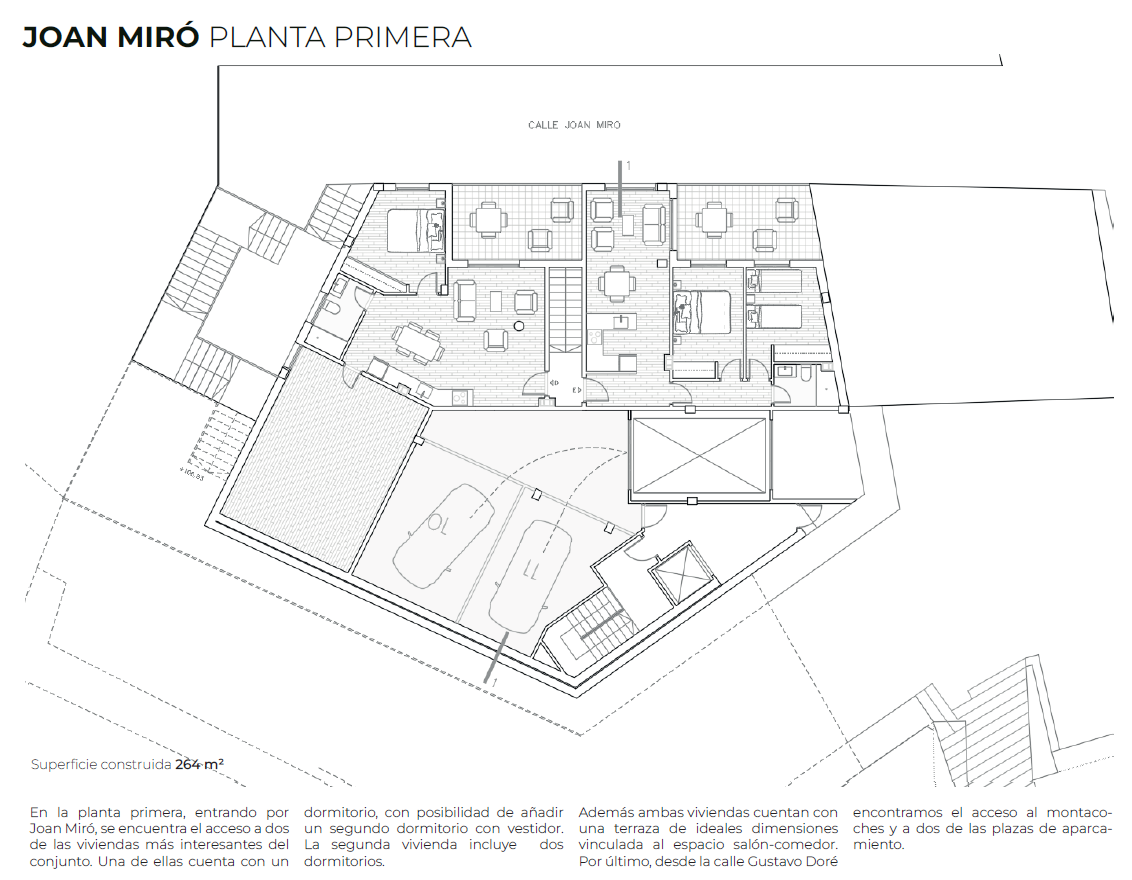 Städtisches Grundstück mit Projekt in der Hauptstadt Malaga