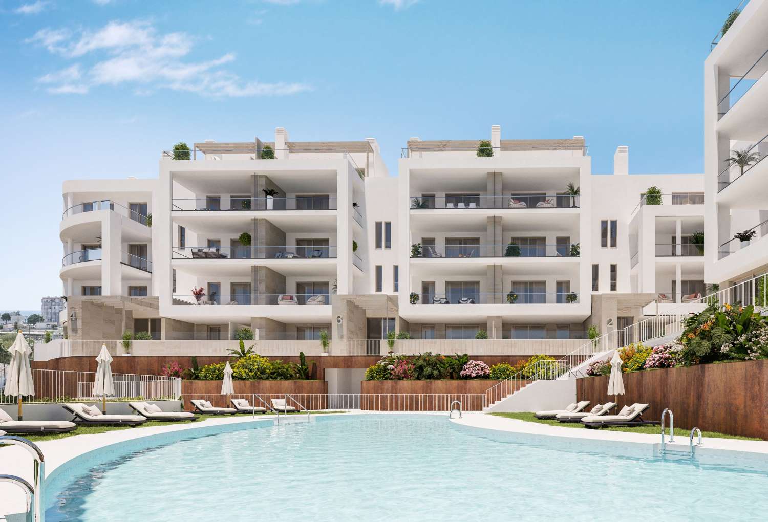 Residential complex of 2 and 3 bedroom homes